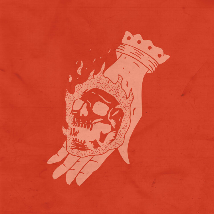 Skull-Hand